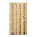 Vuren deur met stalen frame 180x100 cm - universeel