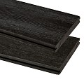 Composiet vlonderplank Vintage, Antraciet 1,9x13,5x500 cm