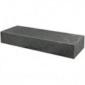 Traptrede massief 18x40x100 cm antraciet