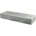 Traptrede massief 18x40x100 cm grijs