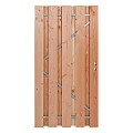 Douglas deur ruw 180x100 cm - stalen frame - universeel