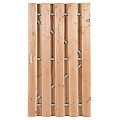 Douglas deur ruw 190x120 cm - stalen frame - universeel