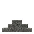 Brickwall Antraciet 12x12x30 cm