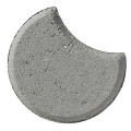 Ronde Palissade 20X60 Grijs