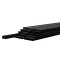 Betowood scherm douglas inclusief afdekkap 187x224 cm, zwart gedompeld