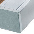 Aluminium schuttingpaal 9x9 cm blank