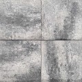 SteenPlus 60x60x4cm Grijs/ zwart
