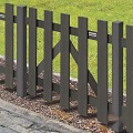 Aluminium paal 7x7x99 cm antraciet (incl kap en houten kern)