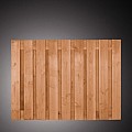 Douglas plankenscherm ruw voor betonpalen 130x180 cm