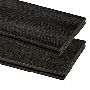 Composiet vlonderplank Vintage, Antraciet 1,9x13,5x500 cm