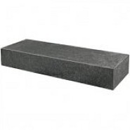 Traptrede massief 18x40x100 cm antraciet