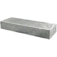 Traptrede massief 18x40x100 cm grijs