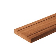 Bangkirai geschaafde plank 1,6x14,5 cm