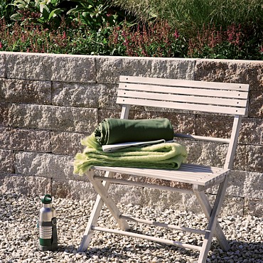 Block Wall Ivory 15x15x60 cm