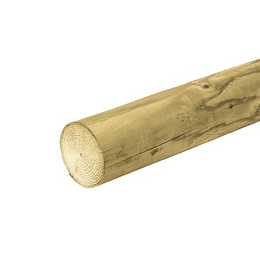 Rondpaal met barstvoeg ø10x250