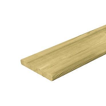 Grenen schuttingplank 1,5x14 cm