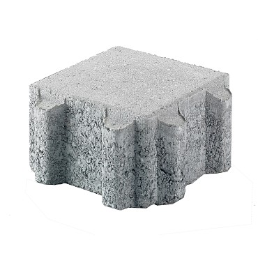 Eco rock 15x15x8 grijs