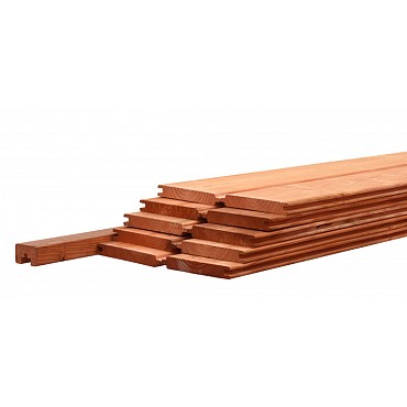 Betowood scherm douglas inclusief afdekkap 187x224 cm, kleurloos geïmpregneerd