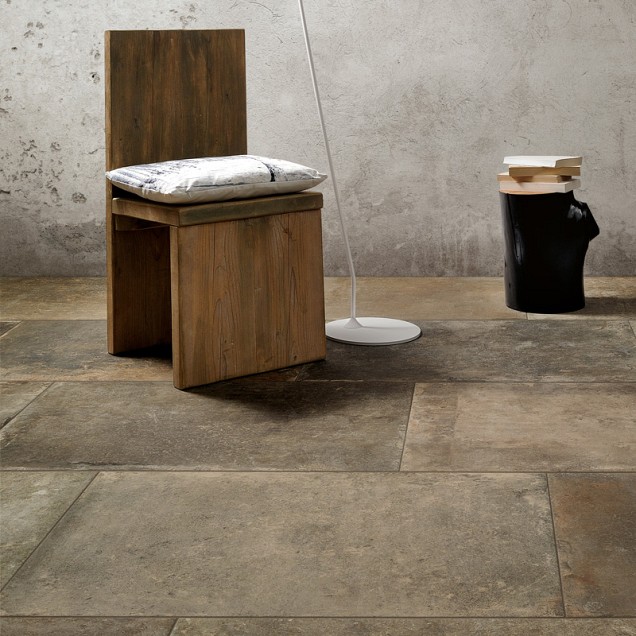 Keramische tegel 60x90x2 cm Old Town Noce