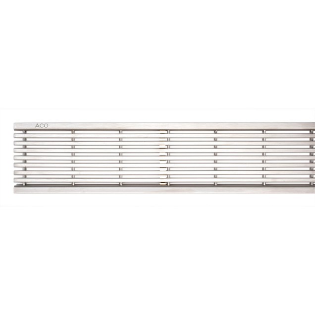 ACO Langstaafrooster RVS 100 cm (Hexa- en Euroline)