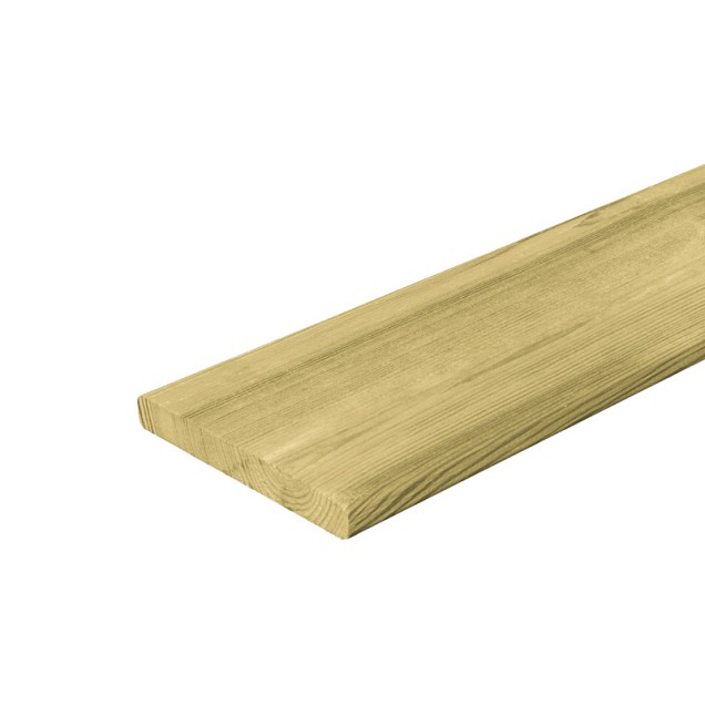 Grenen schuttingplank 1,5x14 cm