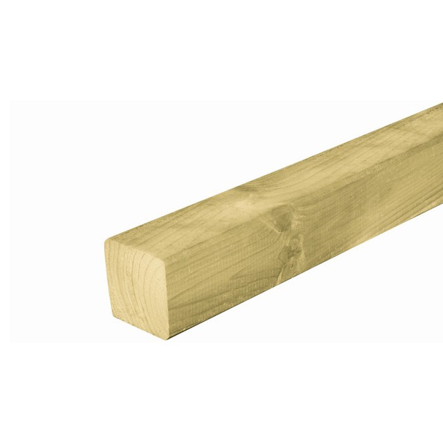 Grenen paal 6,8x6,8x210