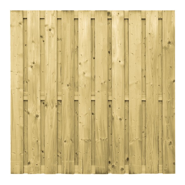 Plankenscherm 19-planks 180x180 cm