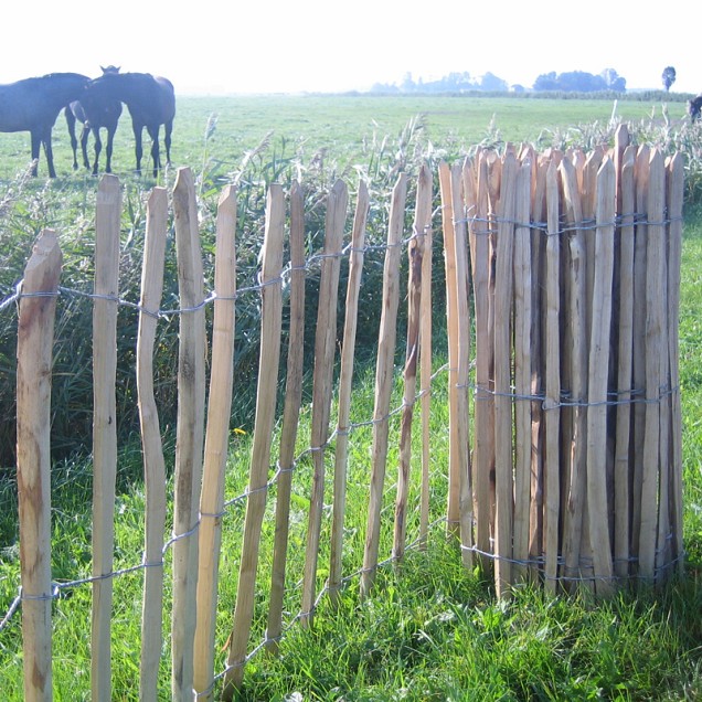 Kastanje schapenhek 460x105cm (latafst. ca 5 cm)