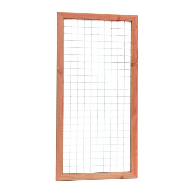 Douglas Betonijzertrellis met maas 7.5x7.5 cm, in raamwerk 4.5x7 cm, 90x180 cm, onbehandeld