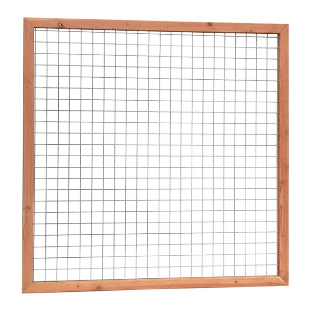 Douglas Betonijzertrellis met maas 7.5x7.5 cm, in raamwerk 4.5x7 cm, 180x180 cm, onbehandeld
