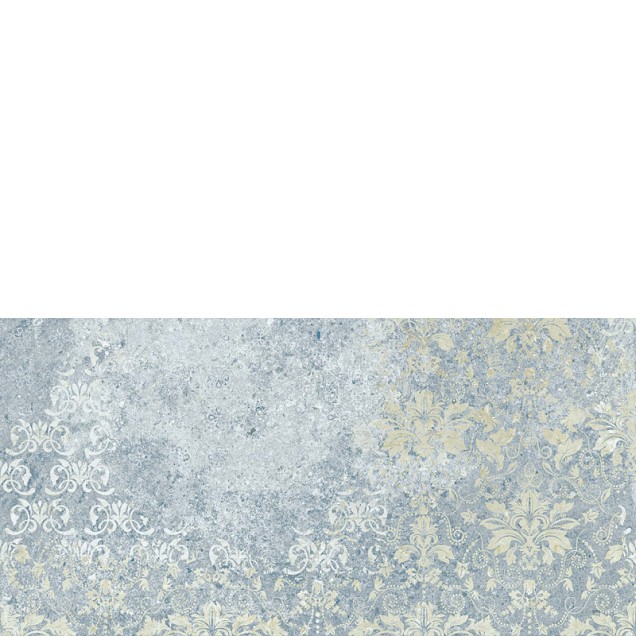 Keramische tegel Bohemian 50x100x2 cm - Blue