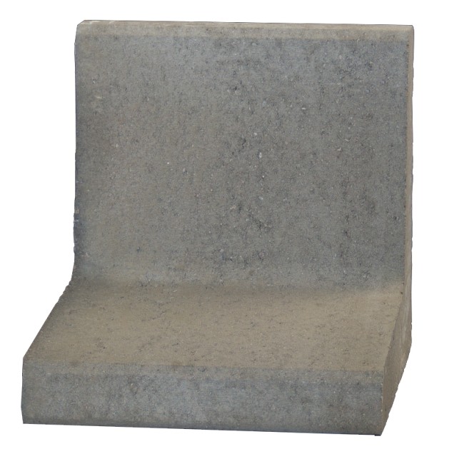 L-element 100x50x50 cm grijs