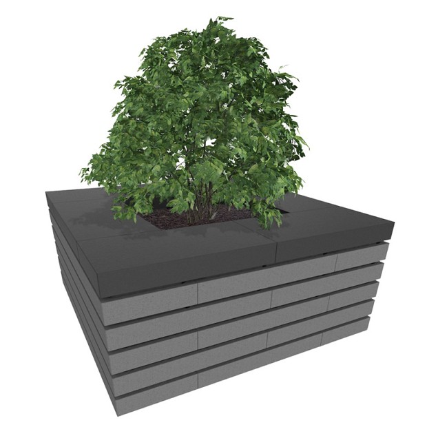 Versatile Antraciet 60x15x7,5 cm afdeksteen