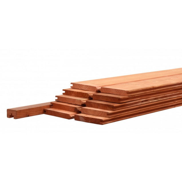 Betowood scherm douglas inclusief afdekkap 187x224 cm, kleurloos geïmpregneerd