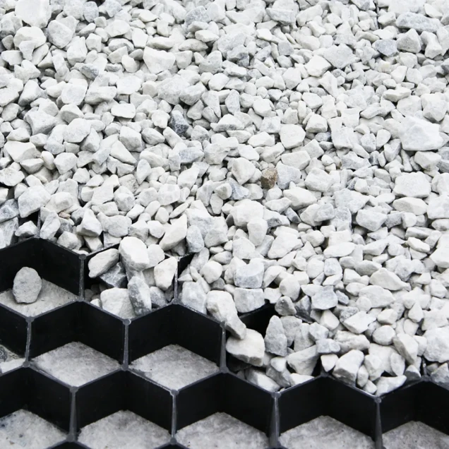 Trudigravel 120 x 80 x 3 cm / doek 90 gr/m² ZWART