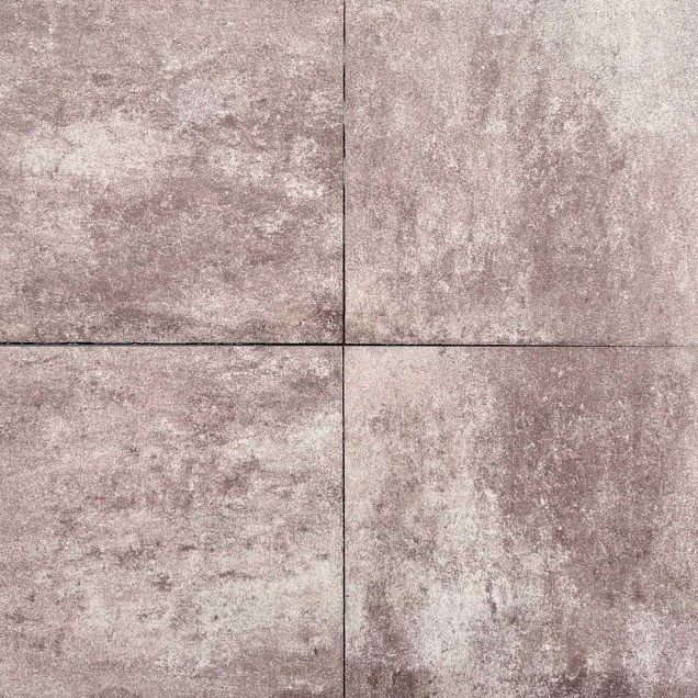 Steenplus 60x60x4cm Bruin/ grijs
