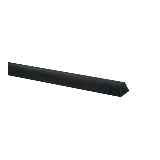 Betonpaal glad met diamantkop 10x10x310 cm, antraciet gecoat, tussenpaal t.b.v. 2 betonplaten