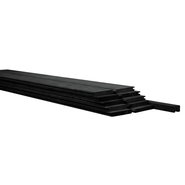 Betowood scherm douglas inclusief afdekkap 187x224 cm, zwart gedompeld
