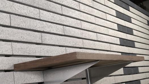 Versatile steun zitbank rvs