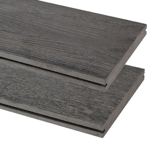 Composiet vlonderplank Vintage, Grijs 1,9x13,5x300 cm