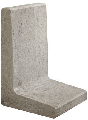 L-element 60x40x34 cm grijs