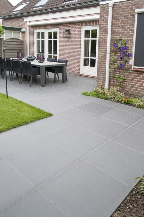 Keramische tegel 60x60x2 cm Ardesia Nero