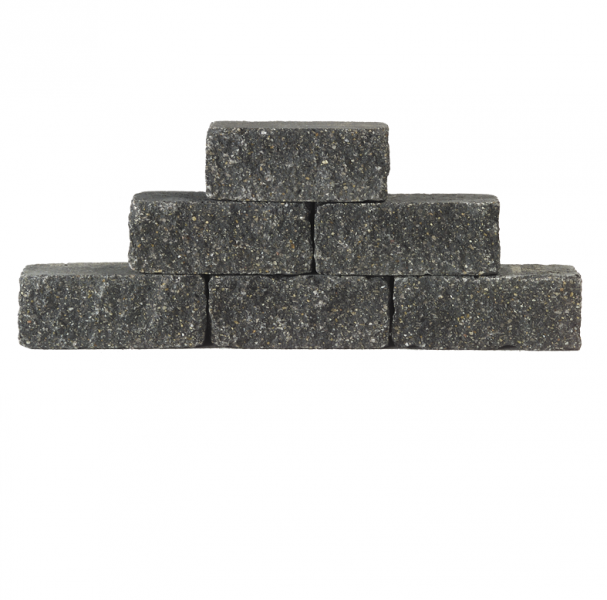 Brickwall Antraciet 12x12x30 cm